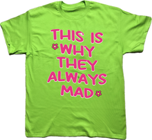 Load image into Gallery viewer, THIS IS WHY THEY ALWAYS MAD T-Shirt