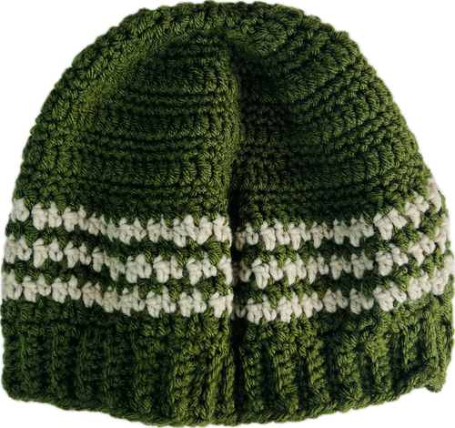 Olive/Tan Beanie